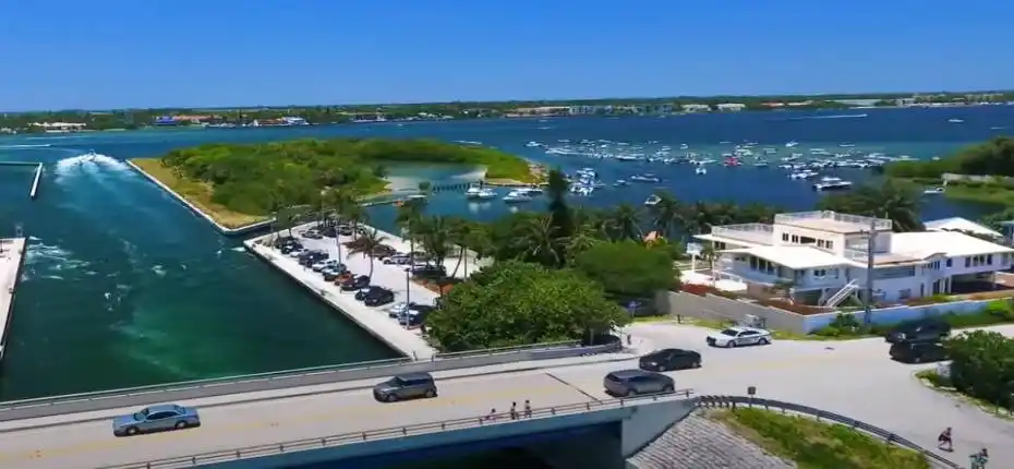 Bird Island Sand Bar aerial