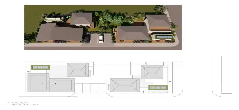 801 Avenue B Preliminary Site Plan & 3D