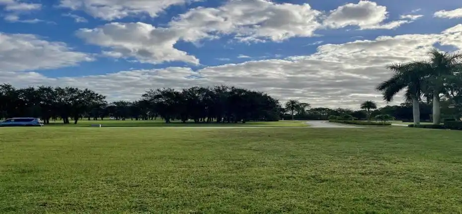 Back of Site looking to street and park