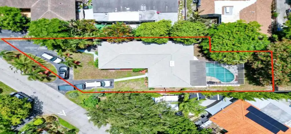 Drone Above Lot
