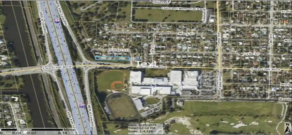 6745 Forest Court Map from PAPA