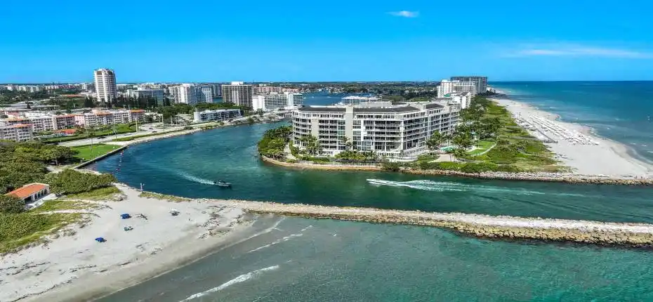 Beach at South Inlet Park in Boca Raton