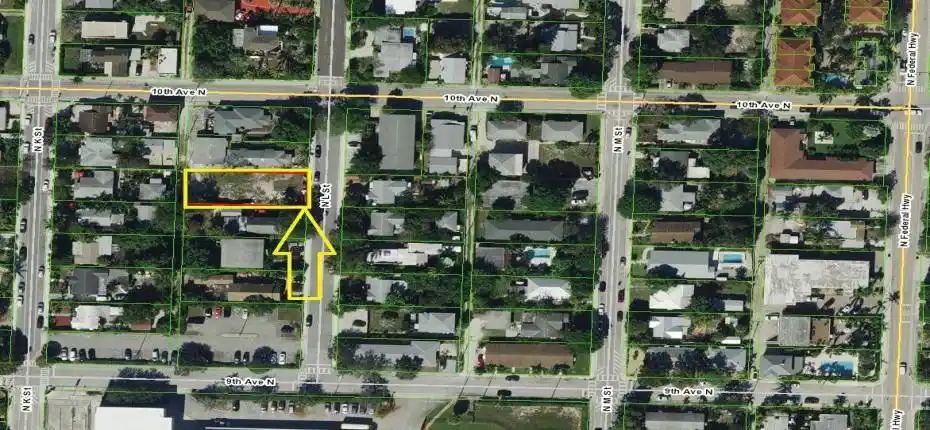 921 N L St. Aerial 1