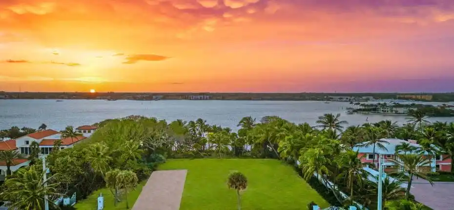 Twilight Aerial View