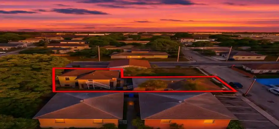 805 duplex and house