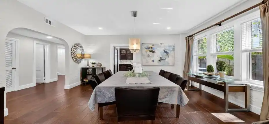 Large formal dining room
