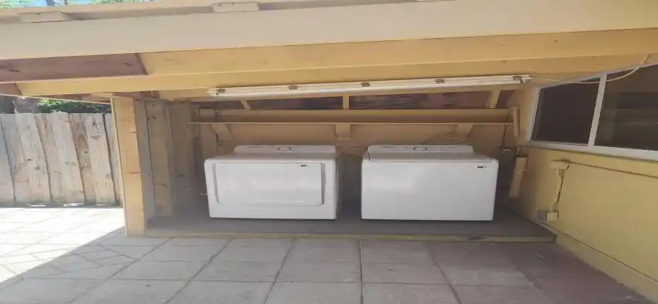 washer and dryer