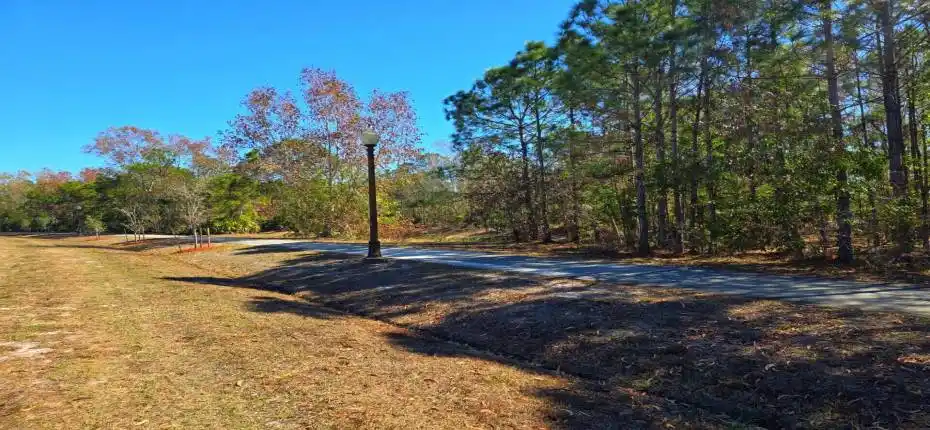 575 FT Of landscaped Frontage Road
