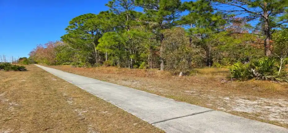 Southside of Property has Sidewalks